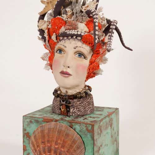 Deborah Westerfield Shelley 24x8x8 Clay and mixed media WEB