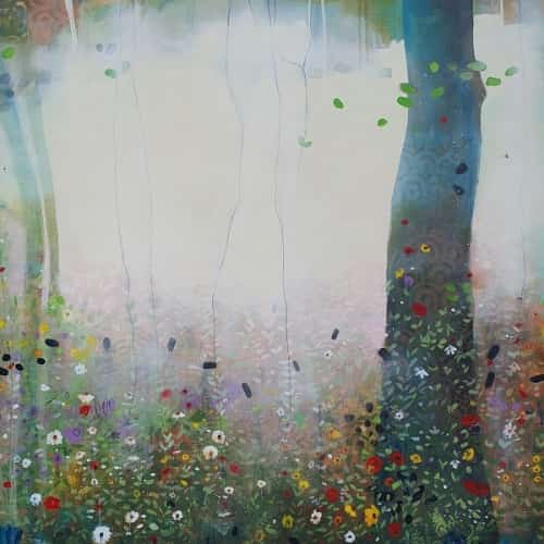 Appalachia Series Enchanted Woods 36x36 acrylic on wood