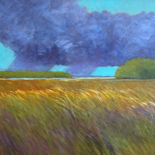 Hatteras Storm 28x60 oil on linen