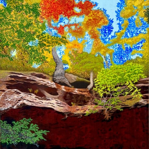 Red River Cliff 24x34 1